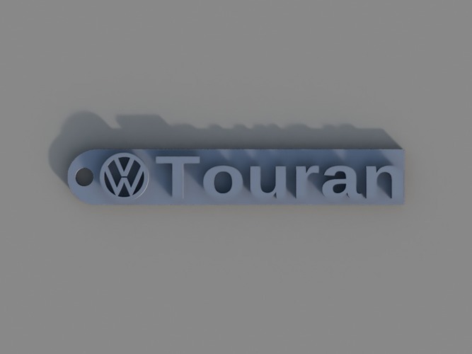 VW Touran Keychain 3D Print 147940