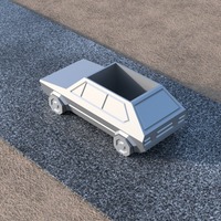 Volkswagen Golf GTI - Low Poly Planter - Thumbnail 10