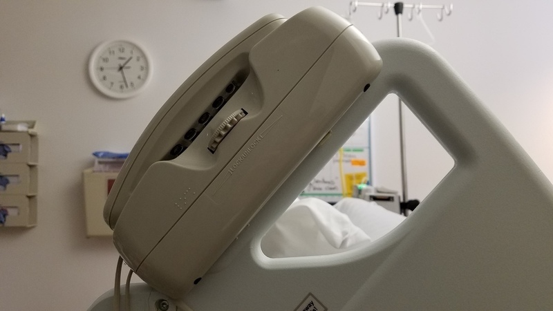 Hospital Bed Rail Phone Adaptor 