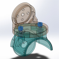Small Soporte elevador motor Easystar ajustable 3D Printing 147961