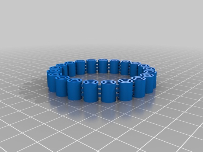 My Customized Flexy Jingly Bracelet 3D Print 14797