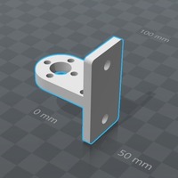 T mount for 8 mm lead nut - Thumbnail 1