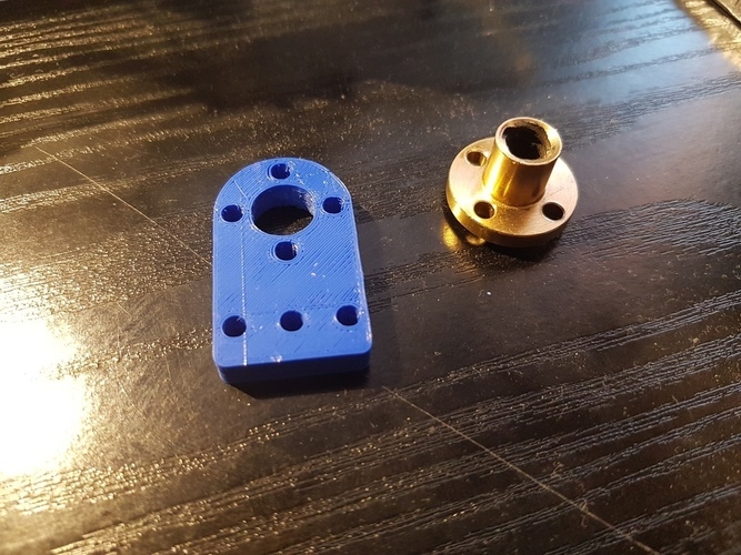 8mm Lead screw nut bracket 3D Print 147975