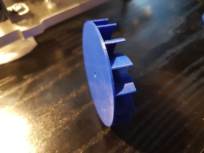 Centrifugal - radial turbine for small electro motor 3D Print 147982