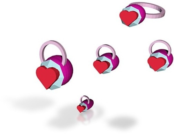 heart felt jewelry set