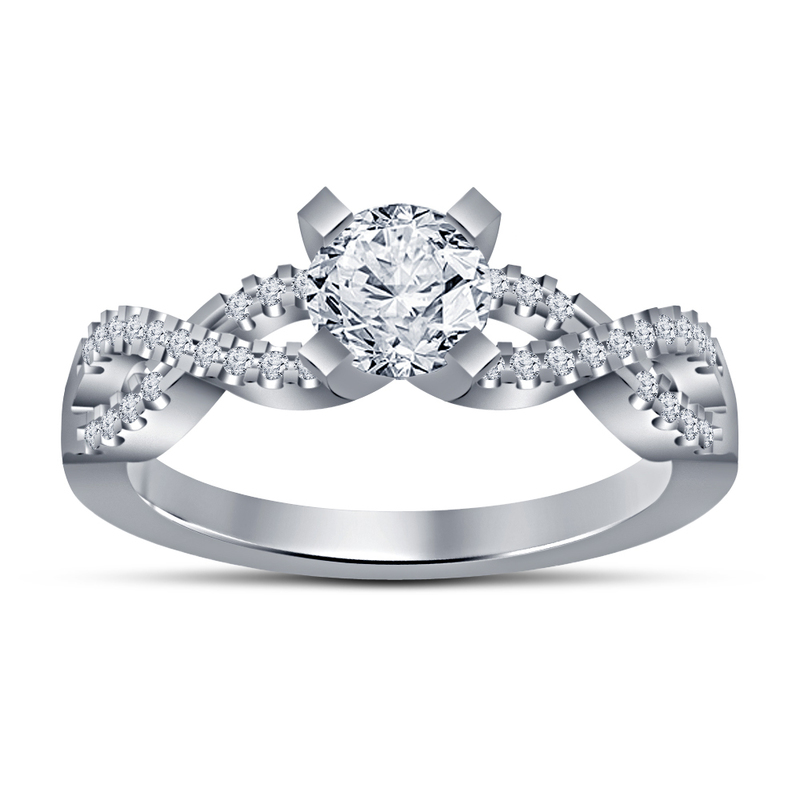Jewelry 3D CAD Model For  Womens Special Wedding  Ring