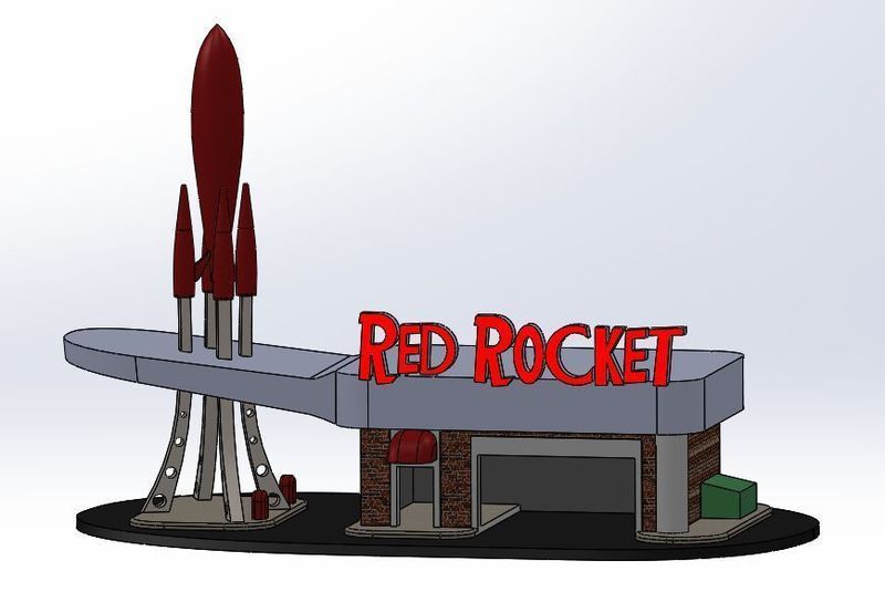 Red Rocket Gas Station
