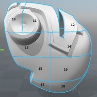 Blood Dragon Helmet Mass Effect 2 - Thumbnail 4