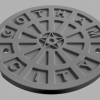 Gotham City Manhole Cover Coaster (Batman) - Thumbnail 2