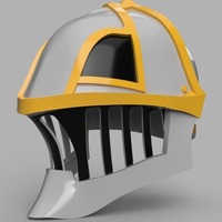 Small Iron Musketeer's Helmet (Final Fantasy XI) 3D Printing 148190