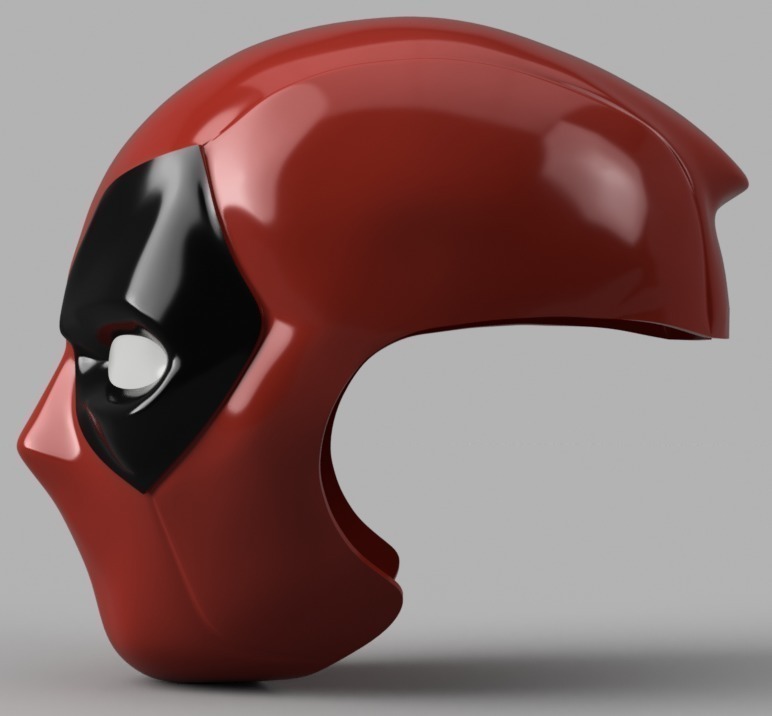 Download 3d Printed Deadpool Mask By Killonious Pinshape PSD Mockup Templates