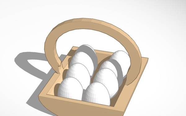 egg basket with eggs