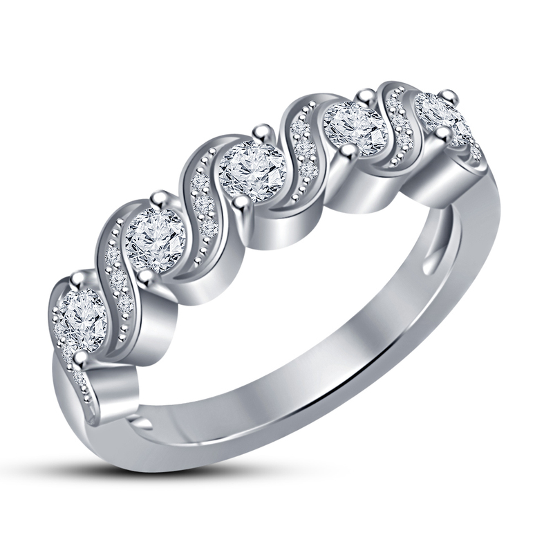 Beautiful Wedding Ring 3D CAD Model In STL Format