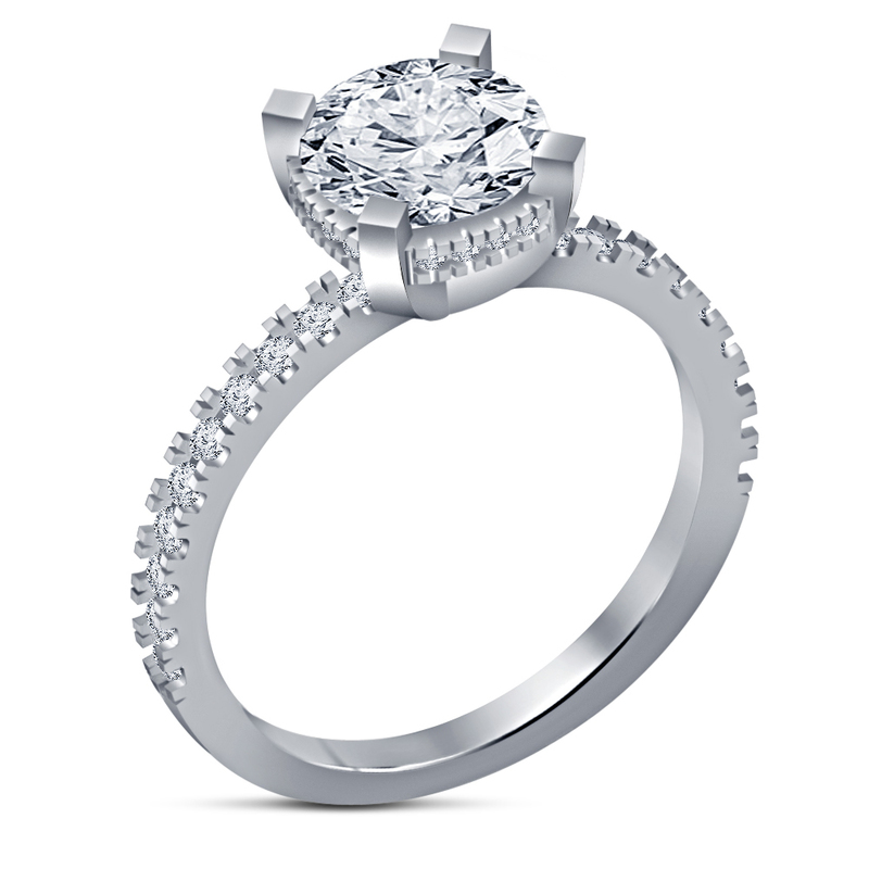 Beautiful Wedding Ring 3D CAD Model In STL Format