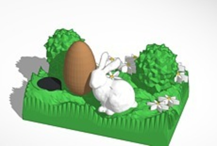 the easter bunny smaller 3D Print 14827