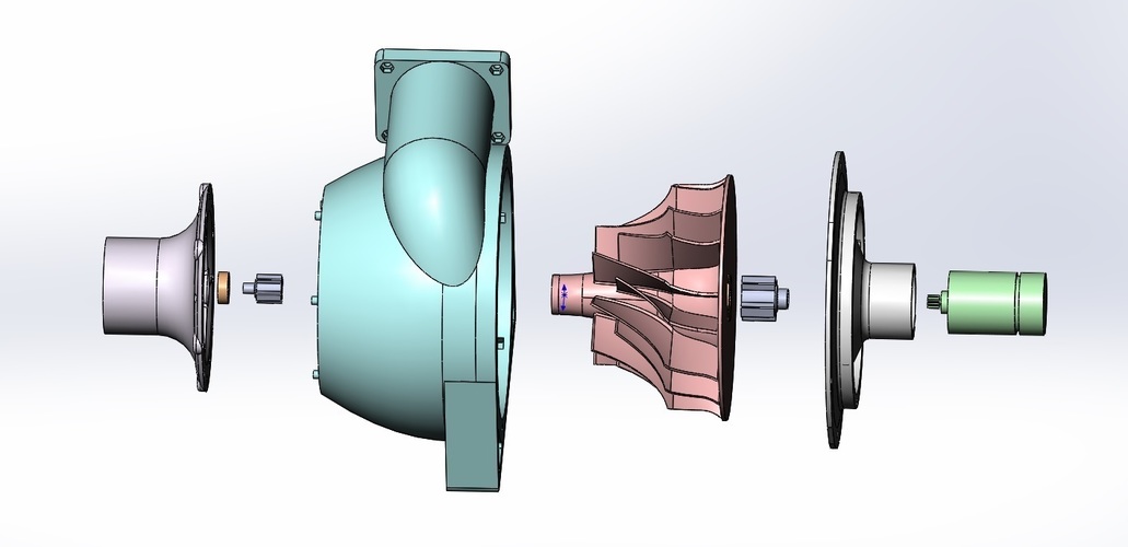 Air turbine (air pump) 3D Print 148327