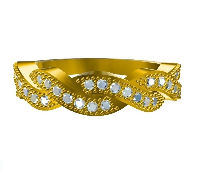 Jewelry 3D CAD Design Infinity Band In STL Format