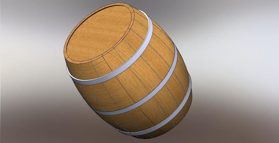 100mm Dia. Barrels 3D Print 148398