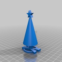 xmas tree with x base and star - Thumbnail 2