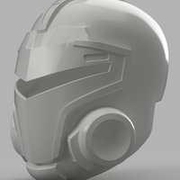 Blood Dragon Helmet Mass Effect 2 (With Back Access) - Thumbnail 2