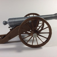 Civil War Field Cannon Model Kit - Thumbnail 2