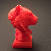 Small Tiger Head Sculpture 3D Printing 148490