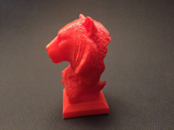 Tiger Head Sculpture 3D Print 148492