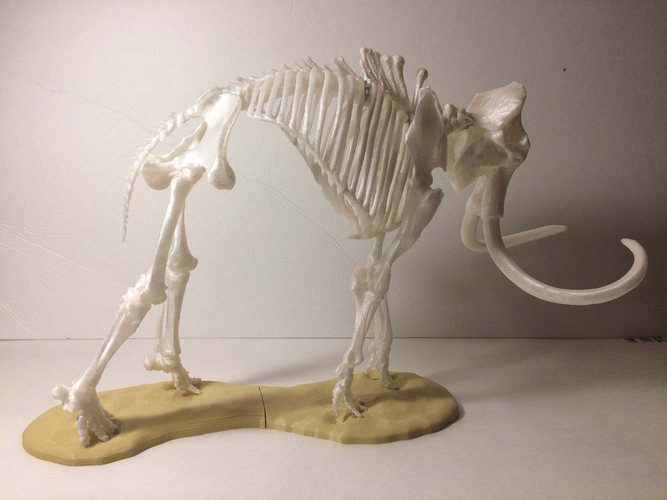 Woolly Mammoth Skeleton 3D Print 148508
