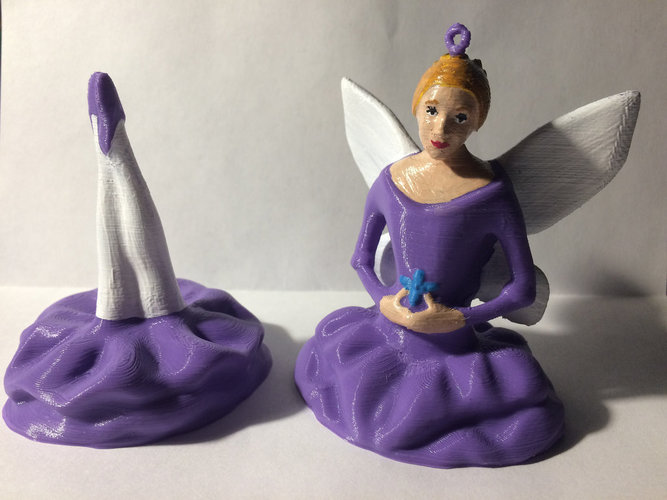 Snowflake Fairy Ornament 3D Print 148514