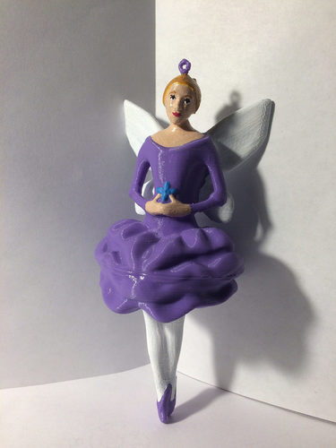 Snowflake Fairy Ornament 3D Print 148515