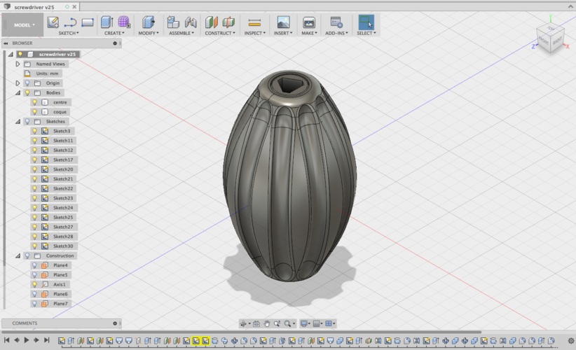 3D Printed Ratchet Screwdriver 3D Print 148562