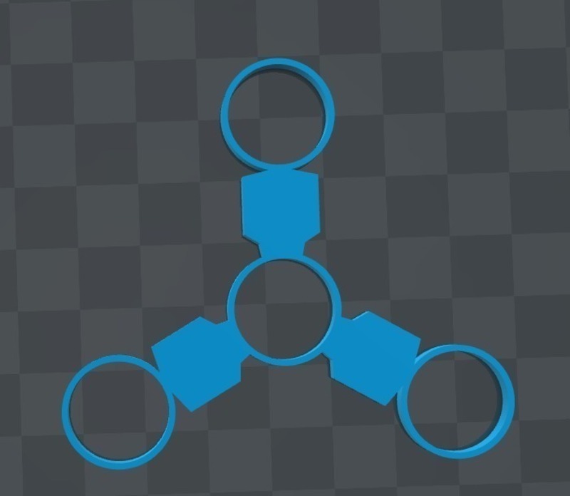 Blocky Fidget Spinner