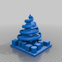 decorated christmas tree with presents - Thumbnail 2