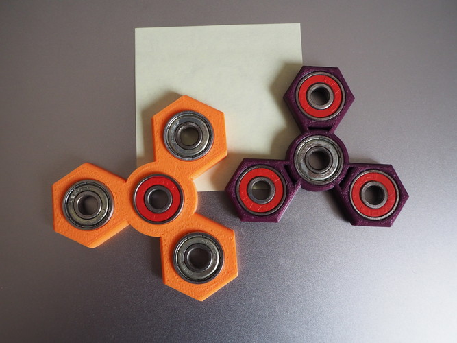 Spinners O3D (V1 Orange & V2 Purple) 3D Print 148684
