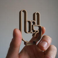 Small Heavy Metal Fingers 3D Printing 148689