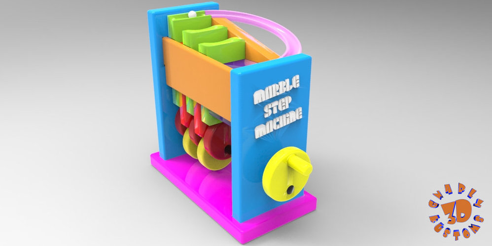 Marble Step Machine (Automata Toy) 3D Print 148712