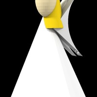 basic xmas tree angel - Thumbnail 1