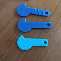 Small Shopping Cart Keychain 3D Printing 148783