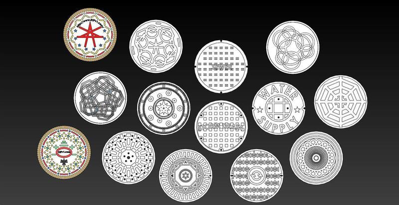 100mm ManHole Cover Coins