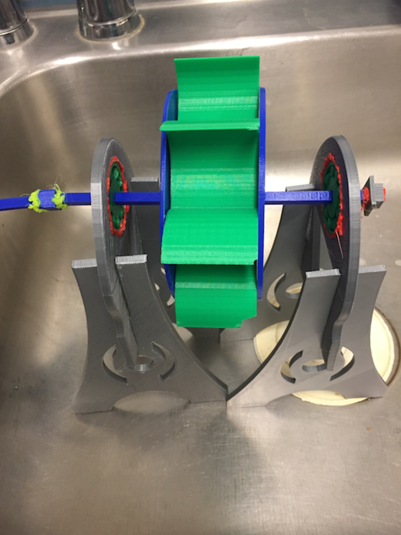 3D Printed Watermill