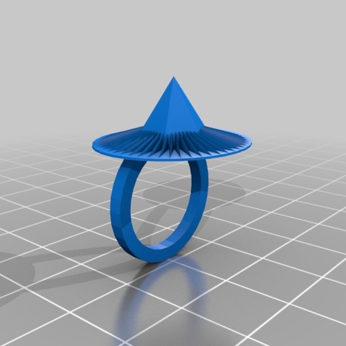 purple spike ring 3D Print 14886