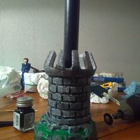 Small Candle Tower - Candle holder 3D Printing 148874