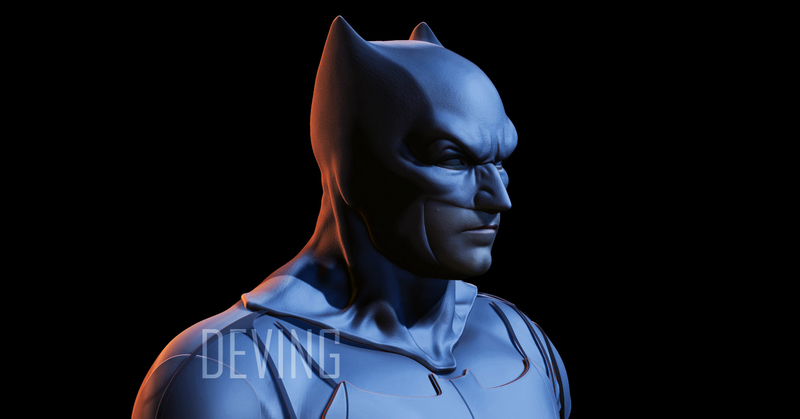 Batman justice league cowl v1.2