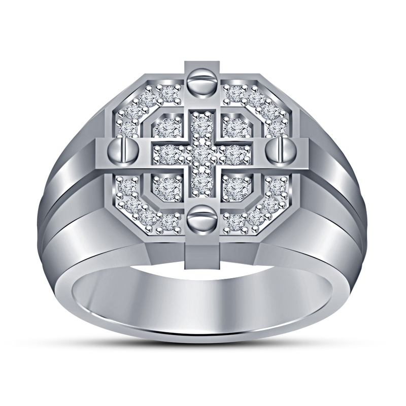 Mens Special Wedding Band 3D CAD Model In STL Format