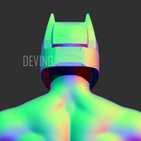 Armored Batman Helmet BvS DOJ - Thumbnail 4