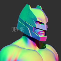 Armored Batman Helmet BvS DOJ - Thumbnail 6