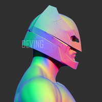 Armored Batman Helmet BvS DOJ - Thumbnail 7