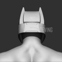 Armored Batman Helmet BvS DOJ - Thumbnail 11