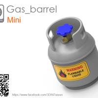 Small Gas barrel 3D Printing 149234