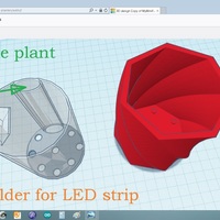 Shadow casting plant pot - Thumbnail 2